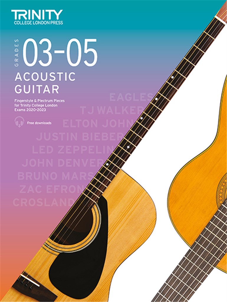 Acoustic Guitar Exam Pieces 2020-2023 Gr. 3-5
